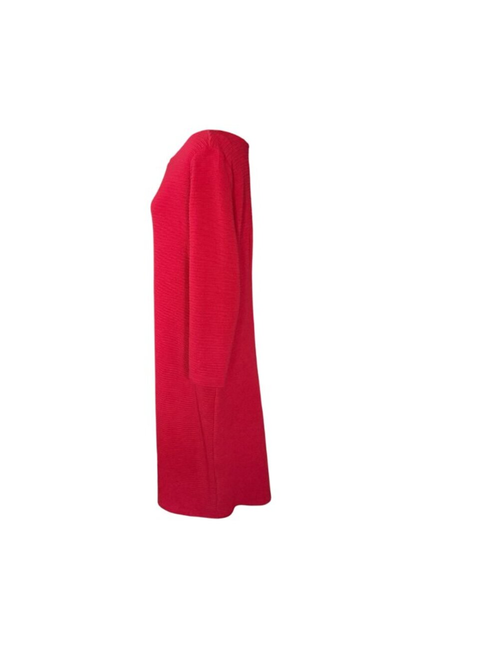 Sharagano Red Textured Long Sleeve Knee-Length Sheath Dress Size 12 - Picture 3 of 6